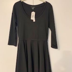 Aqua fit and flare dress with tags